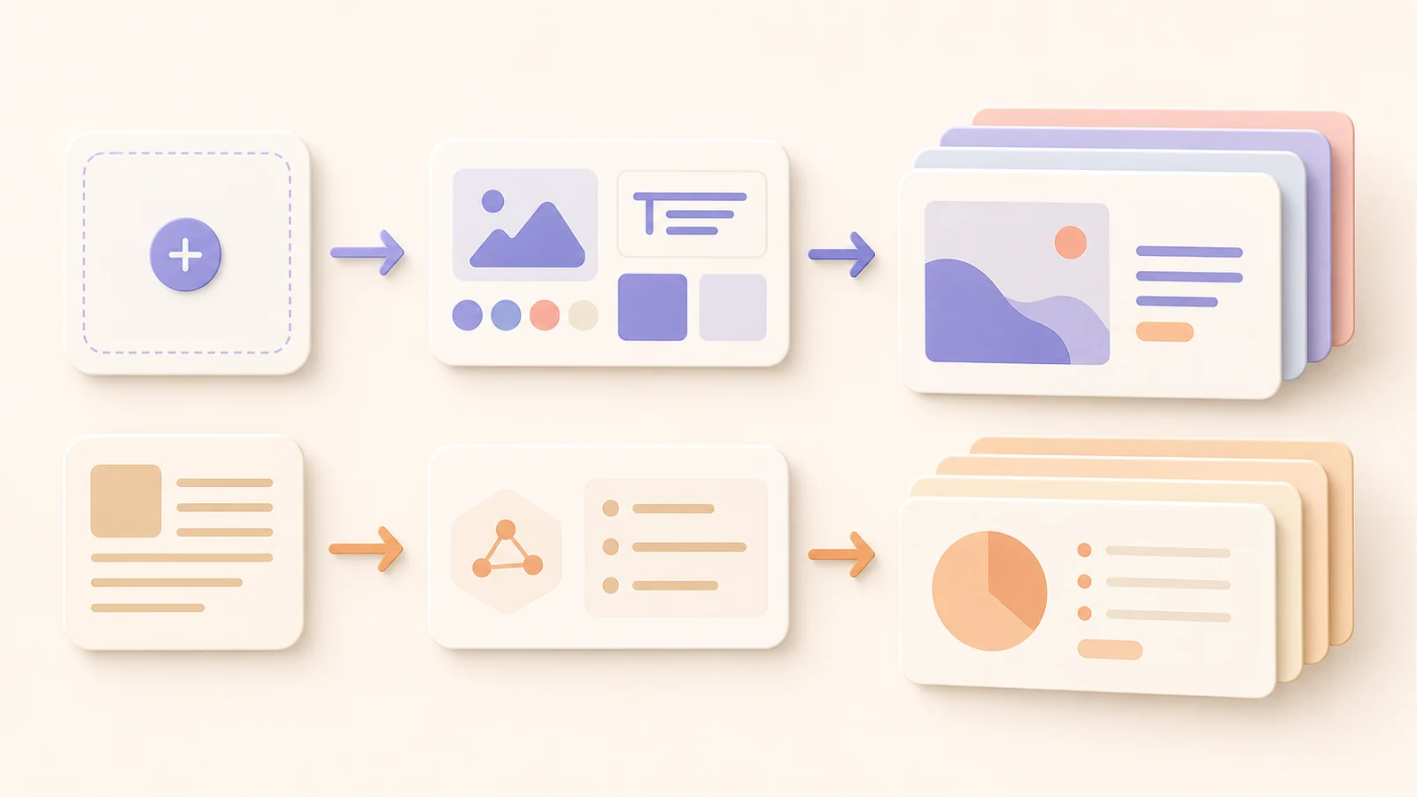 Blank canvas workflow compared with source input workflow