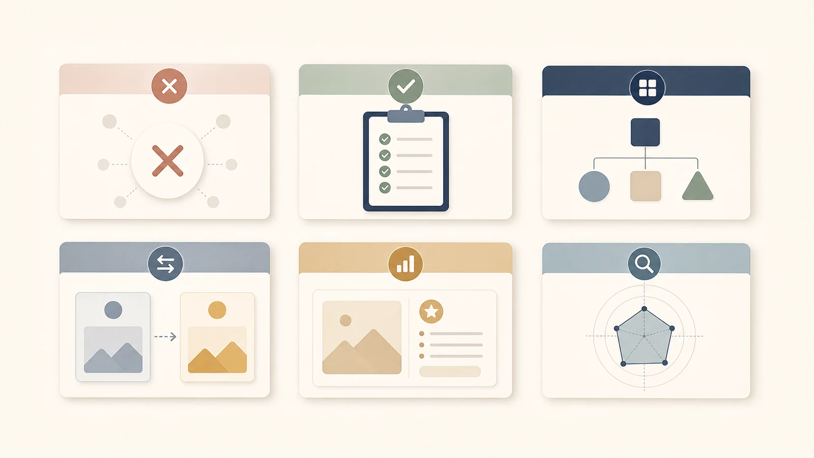 Consultant LinkedIn carousel formats including mistakes, checklists, frameworks, and diagnostics