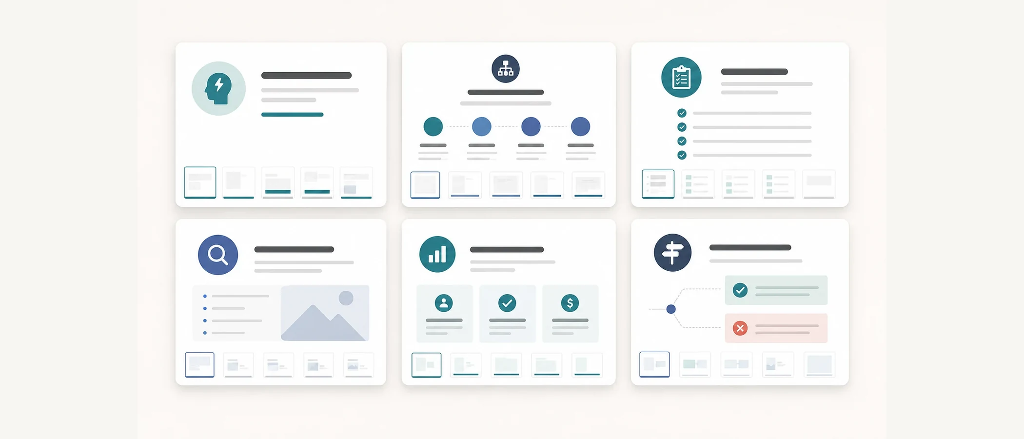 LinkedIn carousel template cards for thought leadership formats