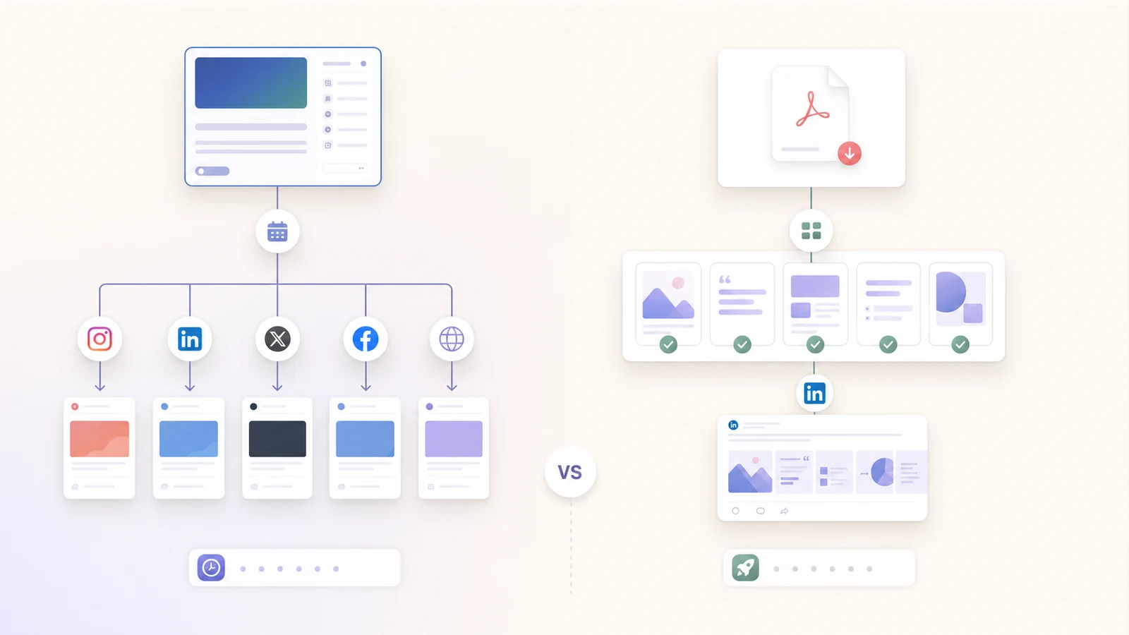 PostNitro vs SlideDrift carousel workflow comparison