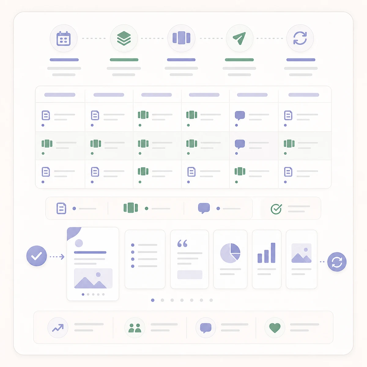 Workflow for producing LinkedIn carousels every week