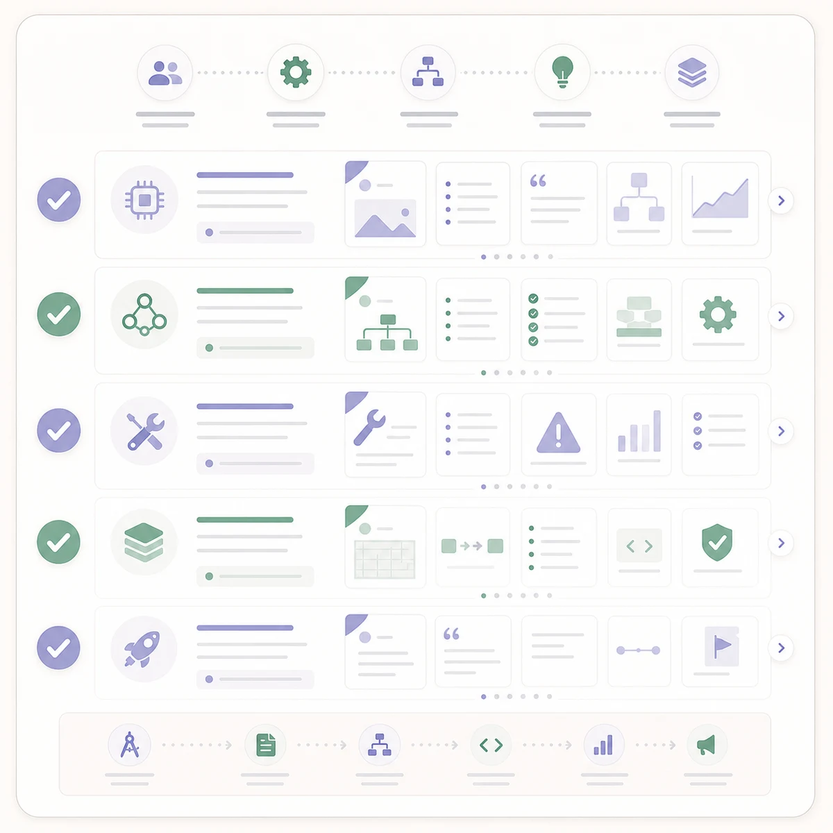 Engineering failure review carousel flow
