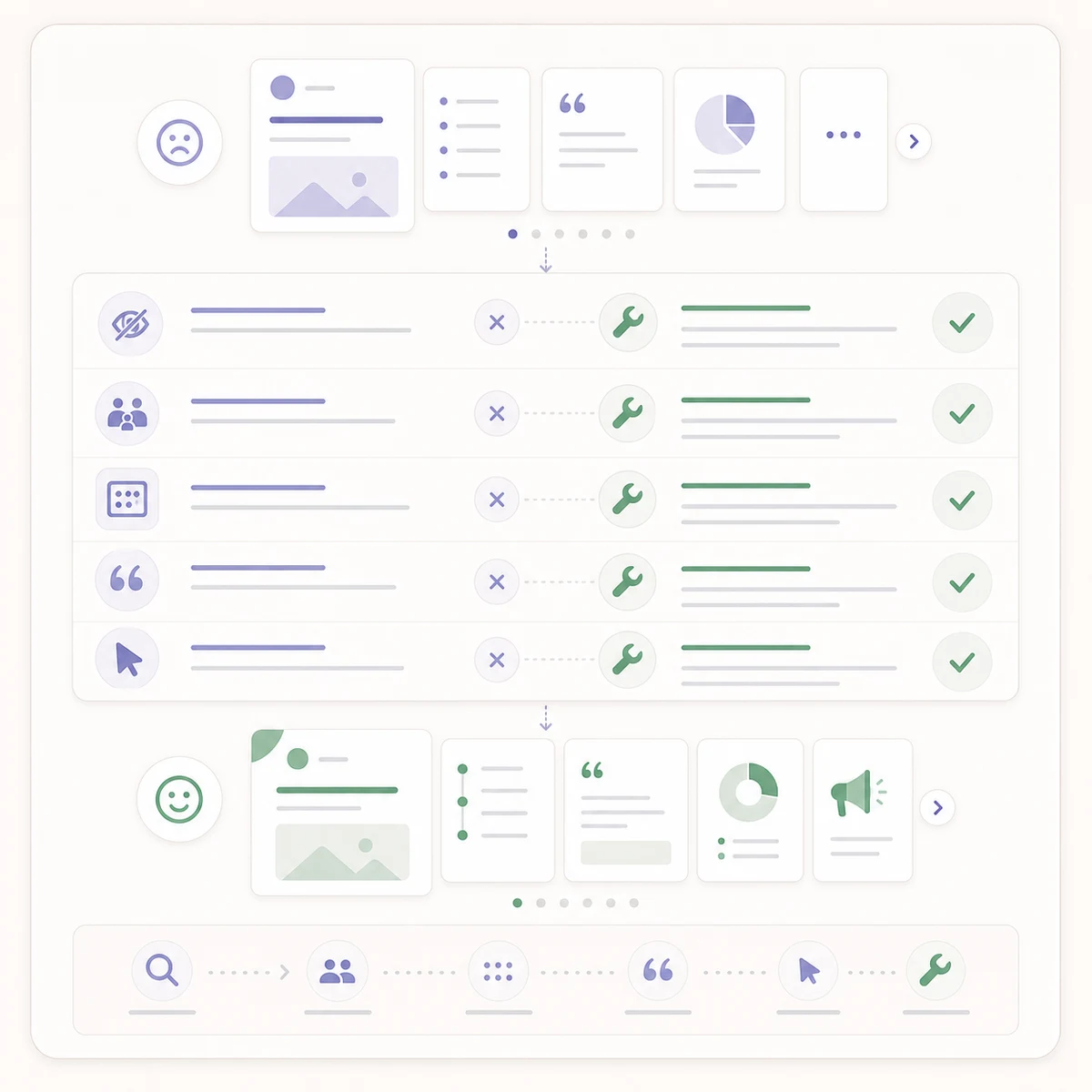 Workflow for improving a LinkedIn carousel draft