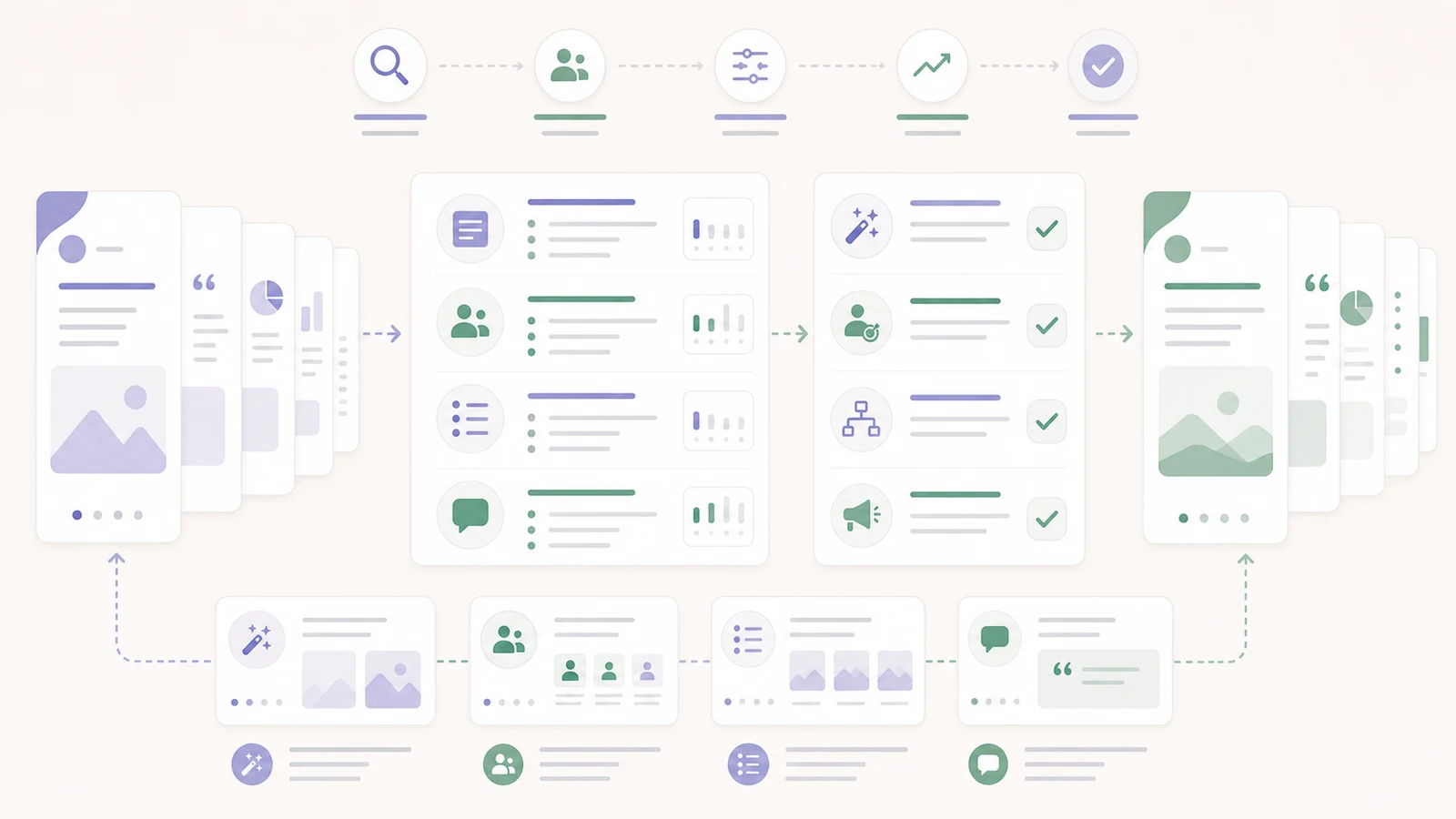 LinkedIn carousel engagement diagnosis board