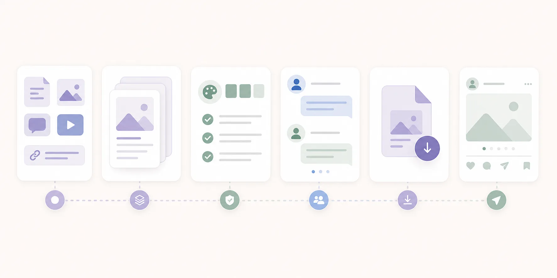 Agency client approval workflow for LinkedIn carousels