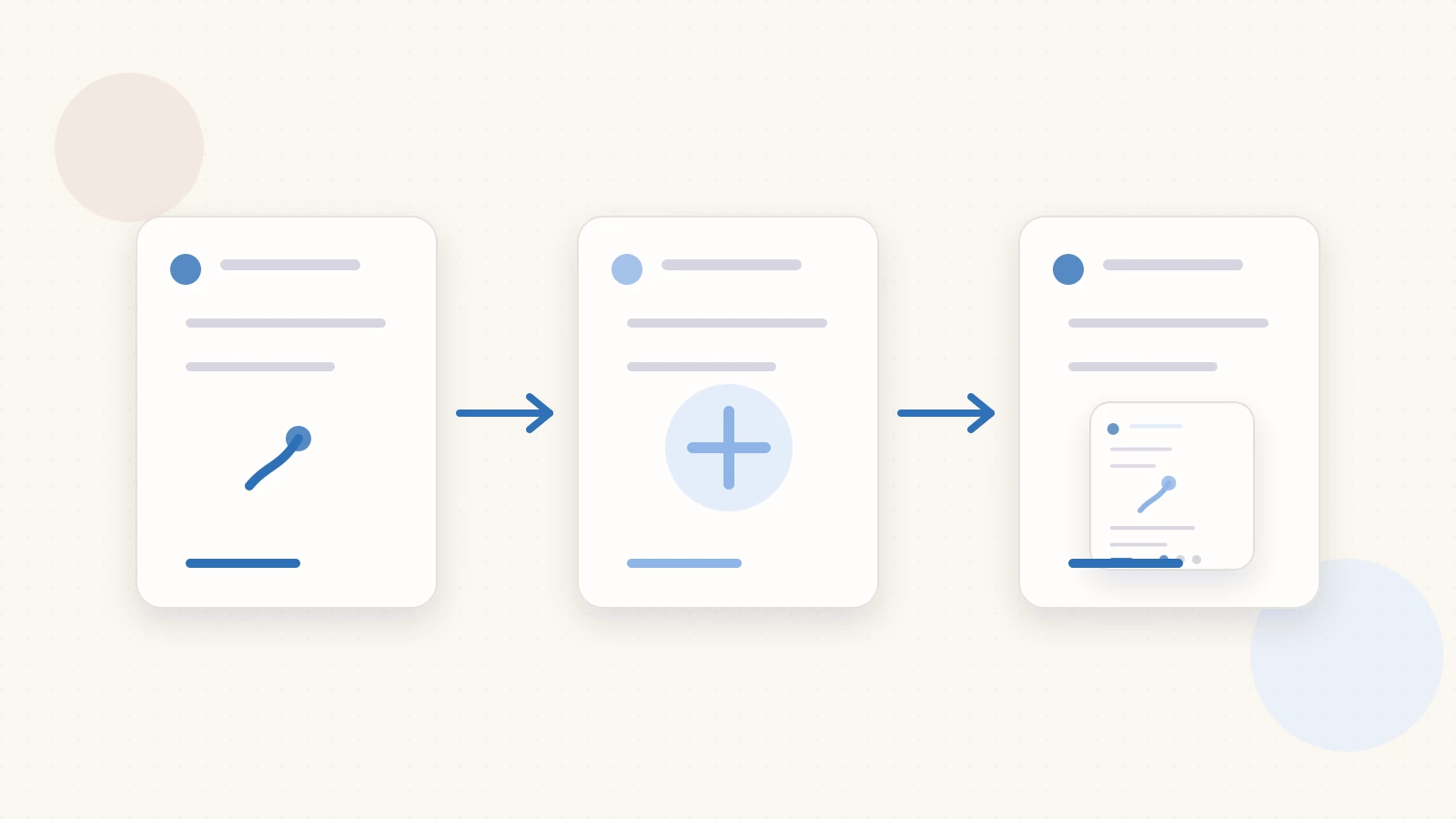Workflow visual showing how to turn source material into a carousel for LinkedIn carousels for personal branding for How to Create LinkedIn Carousels for Personal Branding Without Sounding Self-Promotional