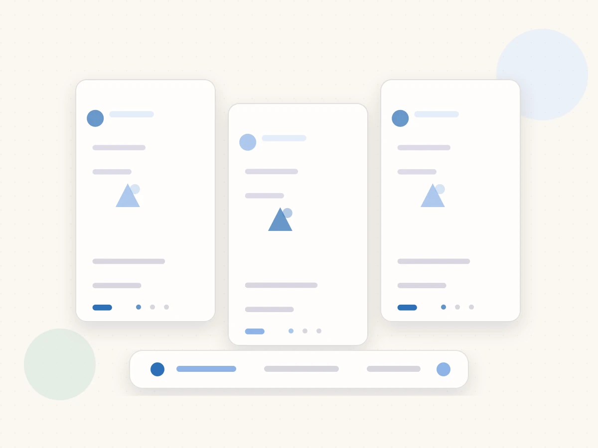 Example carousel slide layouts for LinkedIn Carousel Mistakes Agencies Make: 12 Problems That Hurt Client Results